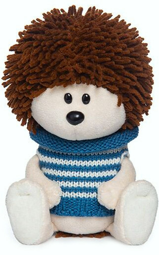 Игрушка мягкая «Ёжик Игоша» в свитере | ЛЕсята | Budi Basa