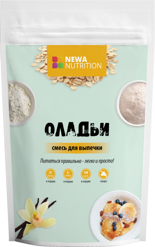 Смесь высокобелковая для выпечки «Оладьи» | Смеси для выпечки | Newa Nutrition