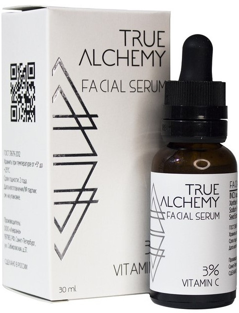 Сыворотка для лица «Vitamin C 3%» | Facial serum | True alchemy