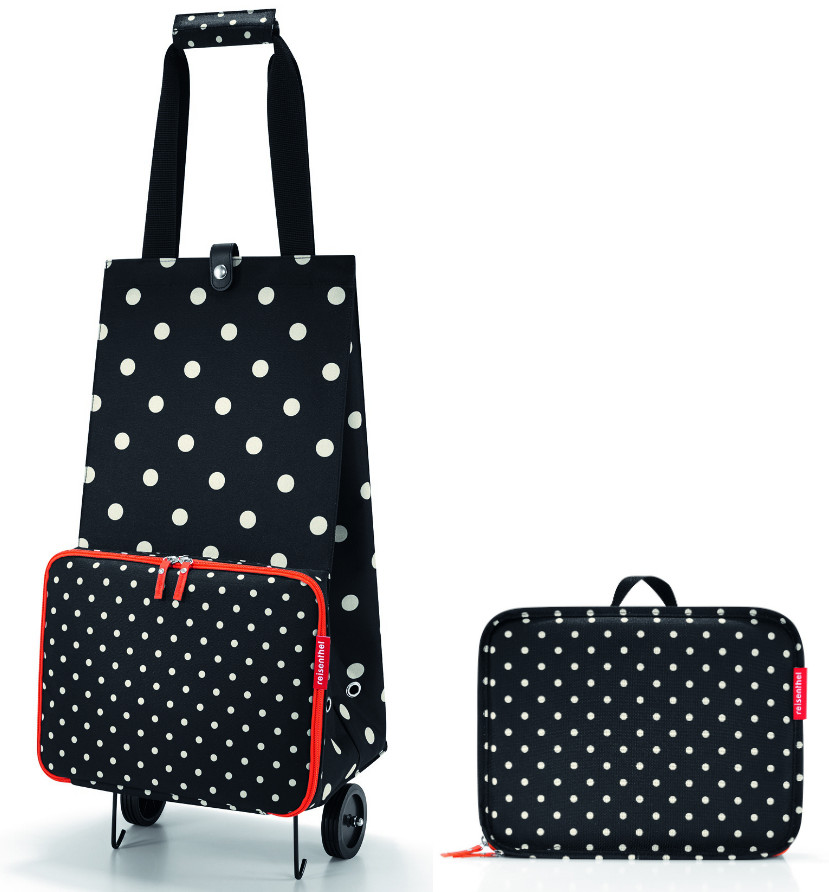 Сумка на колесиках «Foldabletrolley» | Mixed dots | Reisenthel