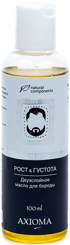 Масло для бороды двухслойное «Рост и густота» | Barber | Axioma