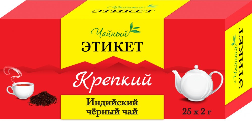 Чай пакетированный «Крепкий» | Этикет