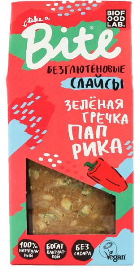 Слайсы из зеленой гречки с чесноком и паприкой