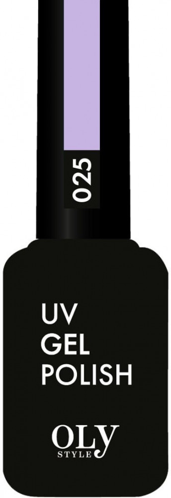 Гель-лак для ногтей, оттенок 025 Лавандовый | UV gel polish | Oly Style