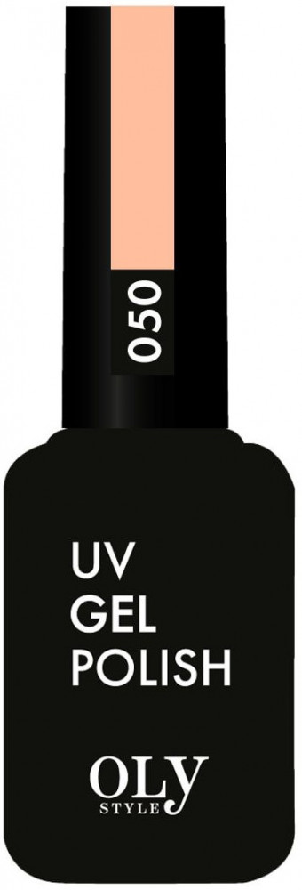 Гель-лак для ногтей, оттенок 050 Светло-персиковый | UV gel polish | Oly Style