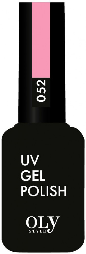 Гель-лак для ногтей, оттенок 052 Розовый щербет | UV gel polish | Oly Style