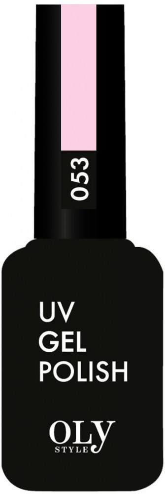Гель-лак для ногтей, оттенок 053 Пастельно-розовый | UV gel polish | Oly Style
