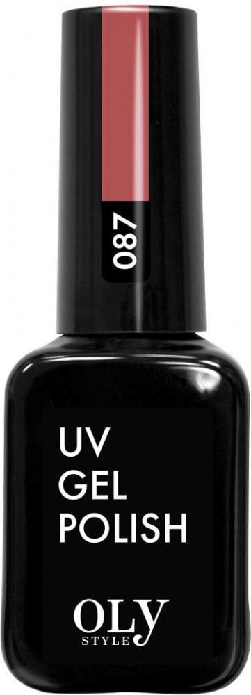 Гель-лак для ногтей, оттенок 087 Персиковый | UV gel polish | Oly Style