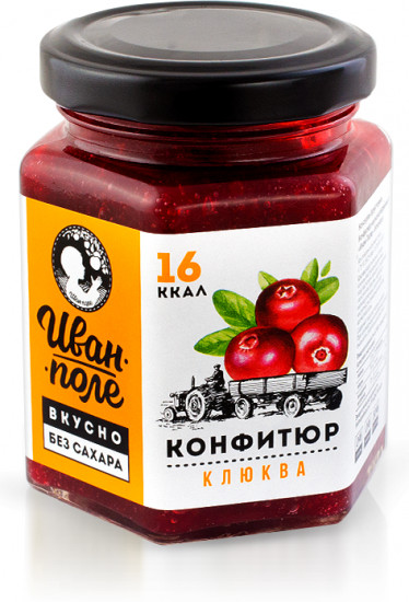 Конфитюр без сахара «Клюква»
