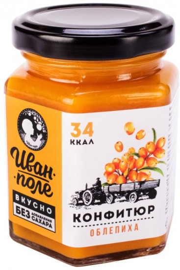 Конфитюр без сахара «Облепиха»