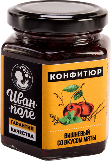 Конфитюр с сахаром «Вишневый со вкусом мяты»