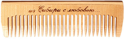 Расческа для волос деревянная | Тимбэ Продакшен