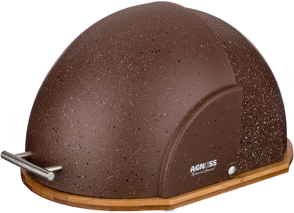 Хлебница деревянная с пластиковой крышкой | Agness