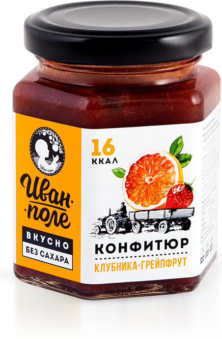 Конфитюр «Клубника-грейпфрут» | Иван-поле