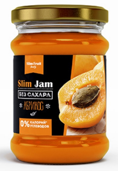 Джем низкокалорийный «Абрикос» | Slim Jam | Slim Fruit Family