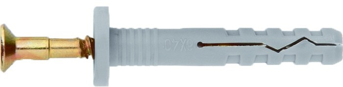 Дюбель-гвоздь с цилиндрическим бортиком | Сибртех