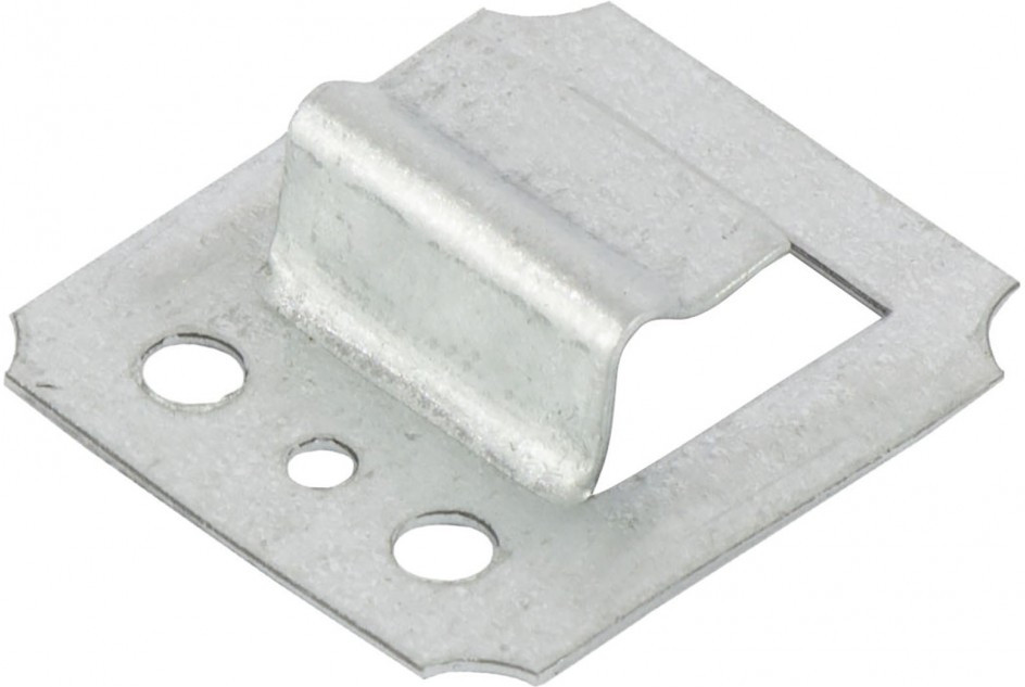 Кляймер оцинкованный с гвоздями | Сибртех