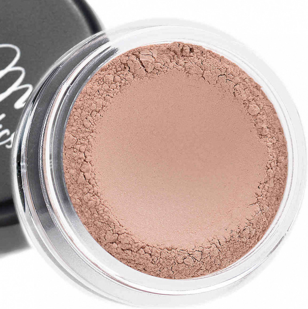 Тени для век матовые минеральные, оттенок ES102 Темно-ванильный | Kristall Minerals Cosmetics