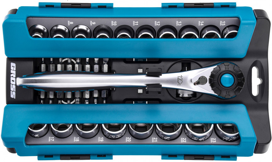 Набор головок торцевых с трещоткой | Gross