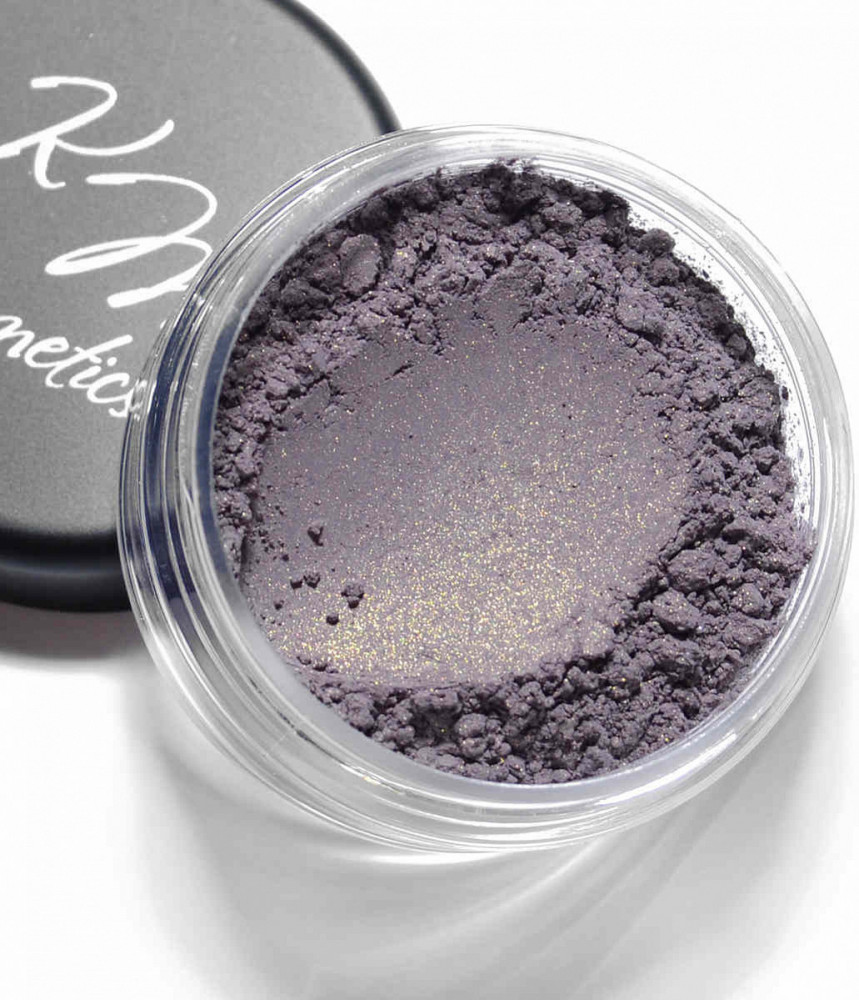 Тени для век шиммерные минеральные, оттенок ES408 Серо-лиловый | Золотые пески | Kristall Minerals Cosmetics