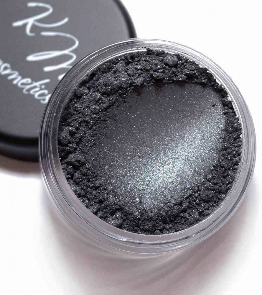 Тени для век шиммерные минеральные, оттенок ES503 Темно-серый | Северное сияние | Kristall Minerals Cosmetics