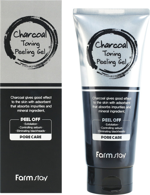 Пилинг-гель для лица отшелушивающий с древесным углем | Charcoal | Myungin Corporation