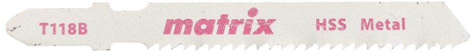Полотна для электролобзика по металлу T118B (3 шт.) | Matrix MTX
