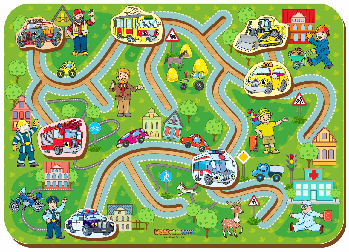 Лабиринт «Транспорт» | WoodLandToys