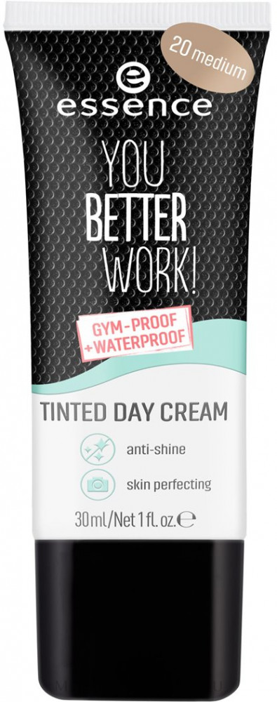Крем тонирующий дневной для лица, оттенок 20 Medium | You better work! | Essence