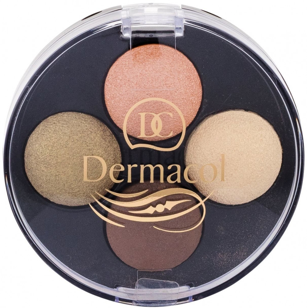 Тени для век, оттенок 7 | Quattro Baked | Dermacol