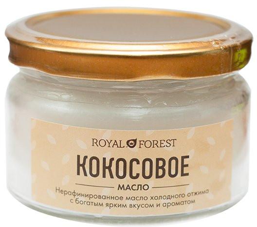 Масло натуральное кокосовое | Royal Forest