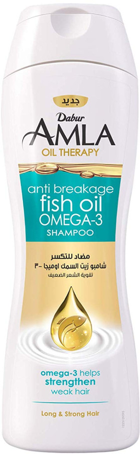 Шампунь против ломкости волос с рыбьим жиром | Amla | Dabur