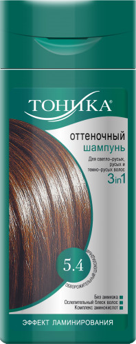 Шампунь для волос оттеночный, оттенок 5.4 Обворожительный шоколадный | Базовая серия | Тоника