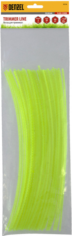 Леска для триммера (зубчатый квадрат нарезанная) | Denzel
