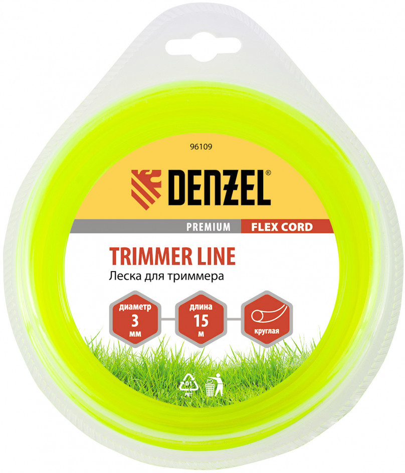 Леска для триммера (круглая) | Denzel