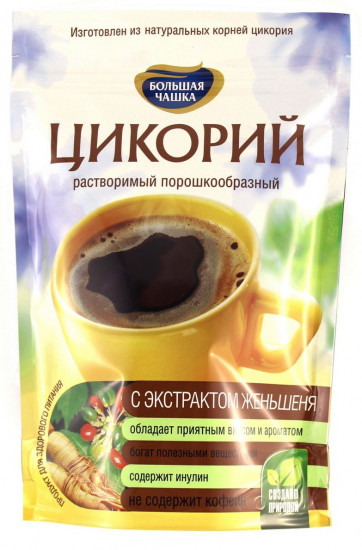 Цикорий растворимый с экстрактом женьшеня
