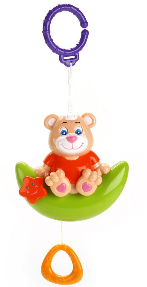 Игрушка музыкальная «Медвежонок на луне» с механическим заводом | УМка