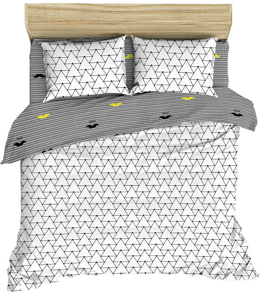 Комплект постельного белья (арт. 390, 2-спальный, поплин, 2 наволочки 70×70) | Городские джунгли | Василиса