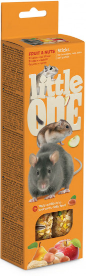 Палочки для хомяков, крыс и песчанок с фруктами