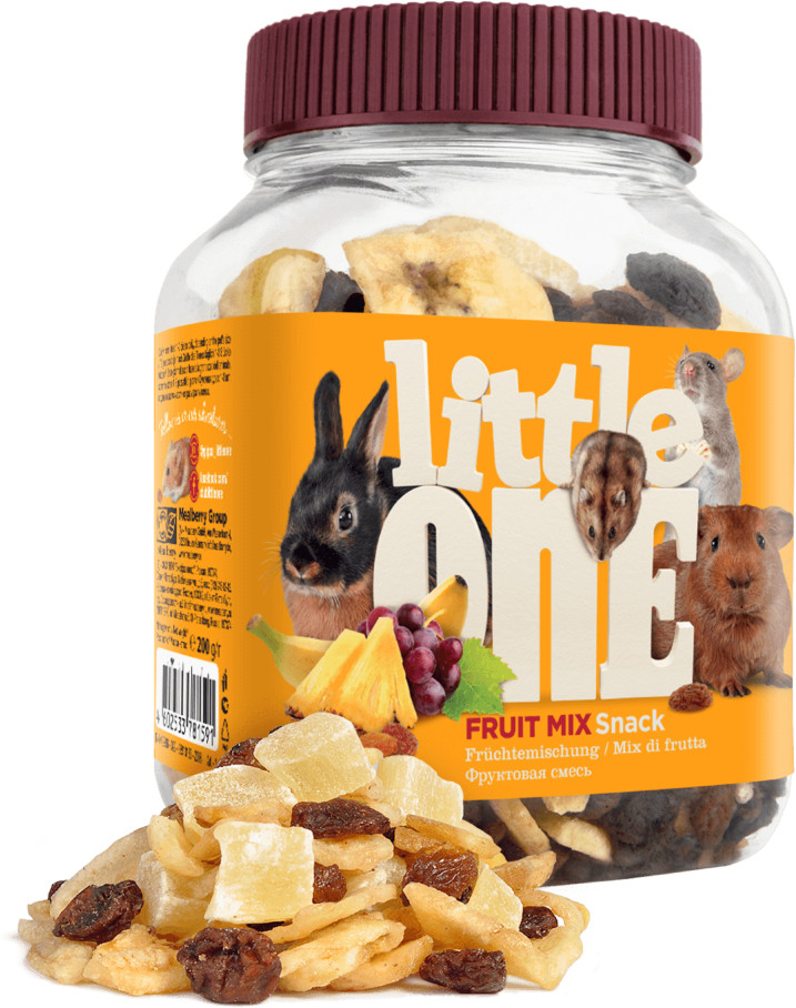 Лакомство для всех видов грызунов «Фруктовая смесь» | Little One