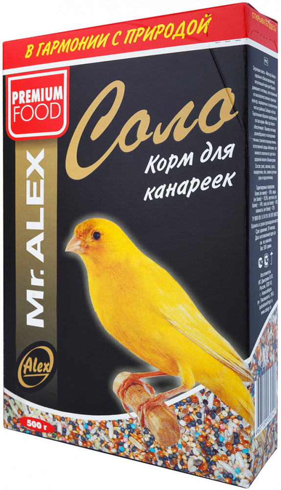 Корм для канареек «Соло» | Mr.Alex