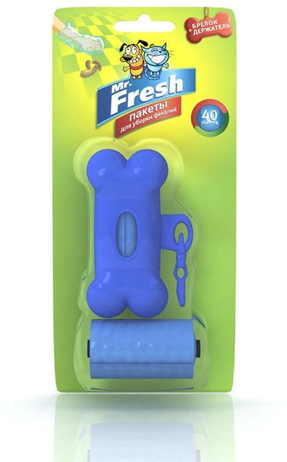 Пакеты для уборки фекалий с держателем | Mr.Fresh Expert