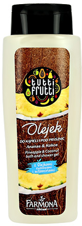 Гель-масло для душа и ванны «Ананас и кокос» | Tutti Frutti | Farmona