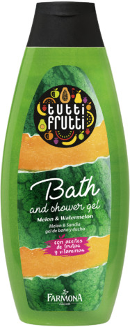 Гель-масло для душа и ванны «Дыня и арбуз» | Tutti Frutti | Farmona