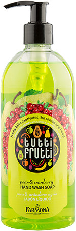 Мыло для рук жидкое «Груша и клюква» | Tutti Frutti | Farmona