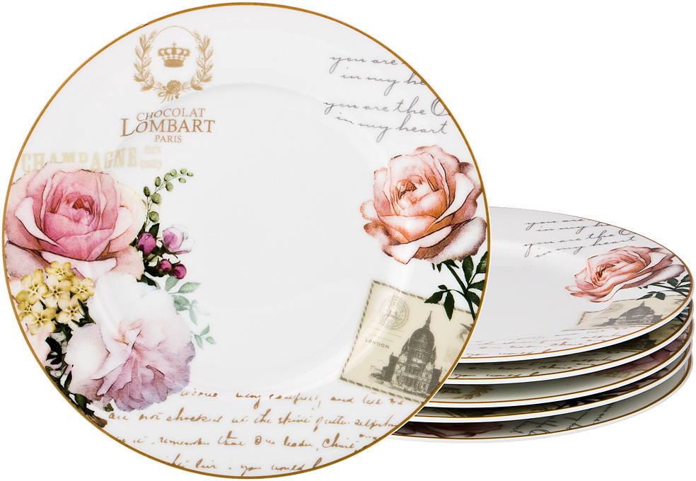 Набор тарелок десертных «Chocolat lombart» | Chocolat lombart | Lefard