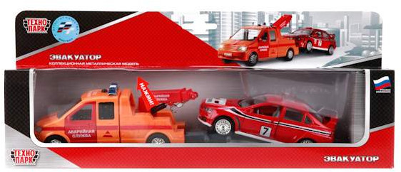 Машина инерционная «Аварийная служба с машинкой» | Технопарк