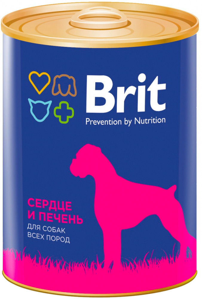 Консервы для собак с сердцем и печенью | Brit