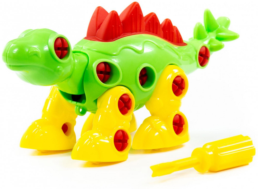 Конструктор «Стегозавр» | Конструктор-динозавр | Полесье