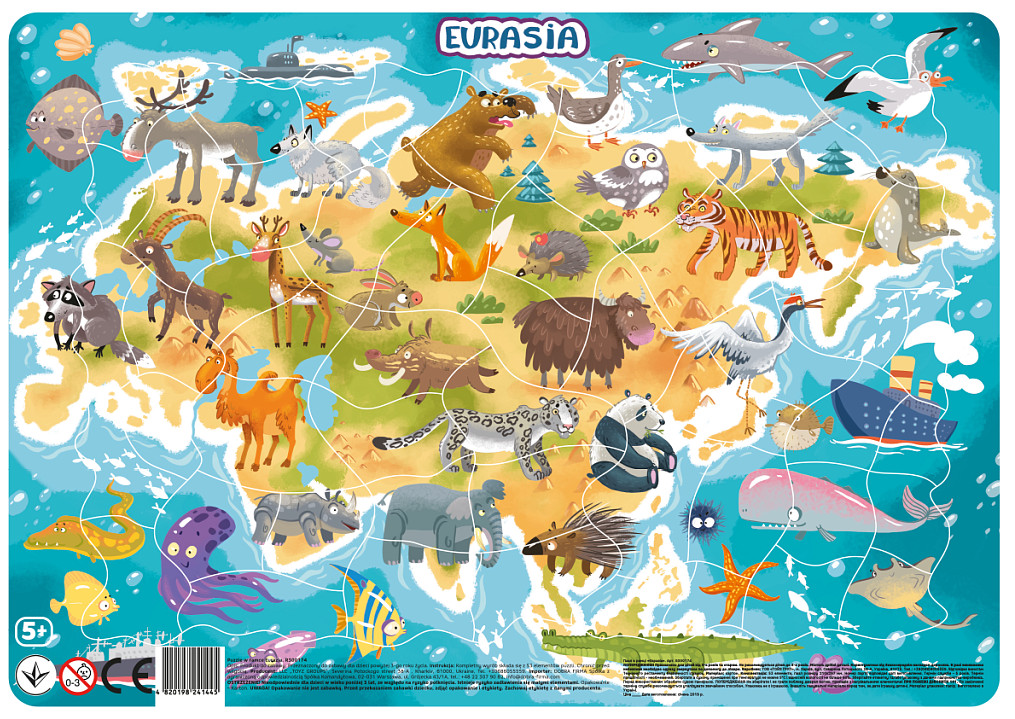 Пазл «Евразия» | DoDo